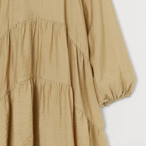 H&M Beige Blogger Favorite A-Line Dress - S - Picture 9 of 10